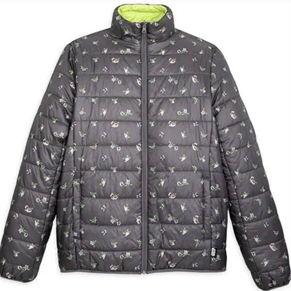Star Wars Jackets & Blazers - Star Wars Mandalorian Reversible Puffer Jacket Grogu Black Green Small